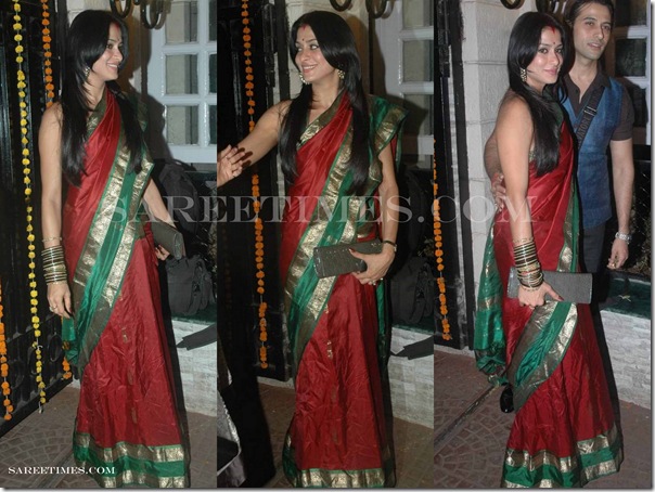 Maroon_Traditional_Silk_Saree