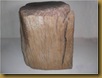 Dudukan kayu antik lubang - kiri Dudukan kayu antik lubang - kiri