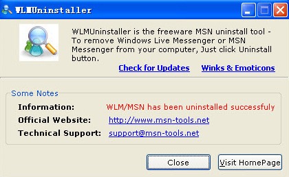 WLMUninstaller