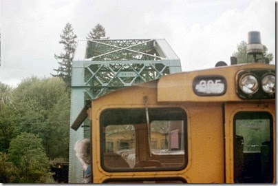 56226384-12 Weyerhaeuser Woods Railroad (WTCX) Cowlitz River Bridge at Kelso, Washington on May 17, 2005