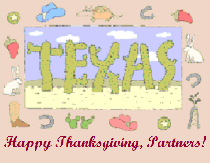 Texas Happy Thanksgiving