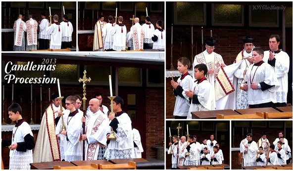 Candlemas Procession collage 2.2.13