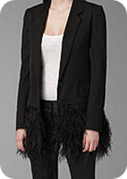 ElizabethJamesOstrichFeatherBlazer_t ElizabethJamesOstrichFeatherBlazer_t