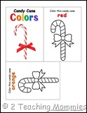 Tot Book- Candy Cane