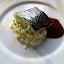  &ndash; Corvina asada con cous-cous de colifor y salsa de vino dulce