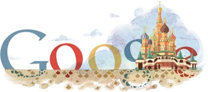 450th Anniversary Of St. Basil's Cathedral-Google Logo