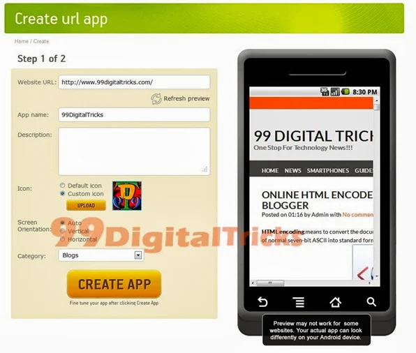 Create An Android App For Your Blogger Blogs Create An Android App For Your Blogger Blogs