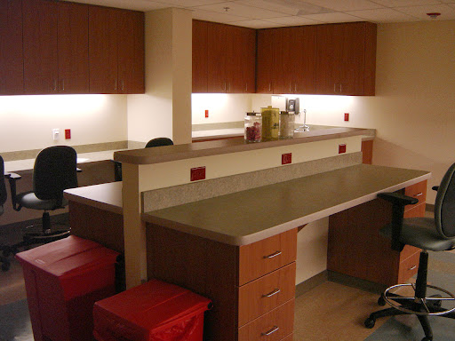 This is one of the labs in the new center. (photo credit: Sam Senovich)