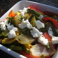 Grilled Vegetable Salad With Goat Cheese