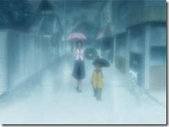 Bleach8 Ichigo and Mother in the Rain