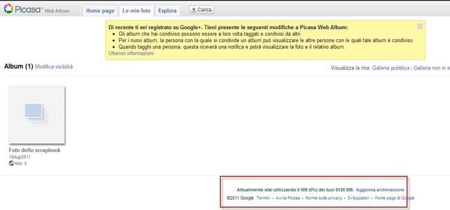picasa-nuovo-account