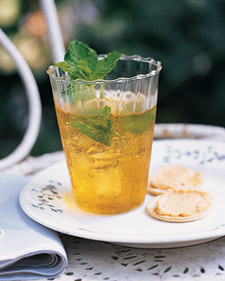 Spearmint juleps are a refreshing addition Spearmint juleps are a refreshing addition