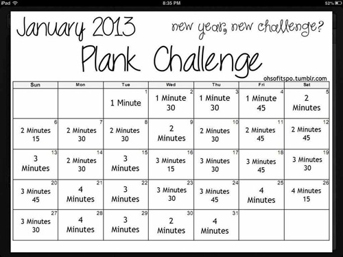 Plank Challenge