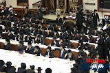 Yartzheit Tish For Stamar Rebbe Held In Satmar Beis Medrash Of Monsey (Photos by Moshe Lichtenstein) - IMG_5453.JPG