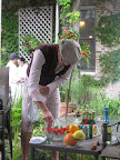 Mixologist Adam Seger carefully preparing his ingredients. Mixologist Adam Seger carefully preparing his ingredients.