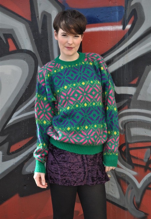 Vintage Benetton Snowflake Jumper, £25, Velour Vintage Benetton Snowflake Jumper, £25, Velour