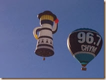 Bob the lighthouse with 96.7 balloon