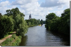 The Havel river in Potsdam