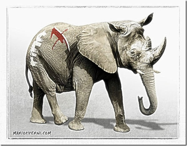 RINO Republican caricature