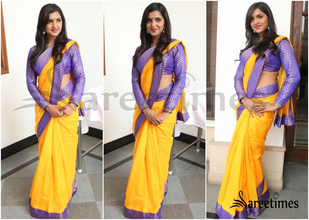 [Sanchitha_Padukone_Yellow_Saree%255B4%255D.jpg]