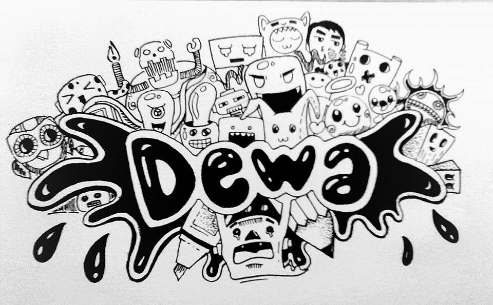 vector seni kartun doodle