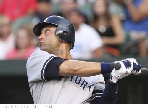 'Derek Jeter' photo (c) 2007, Keith Allison - license: http://creativecommons.org/licenses/by-sa/2.0/