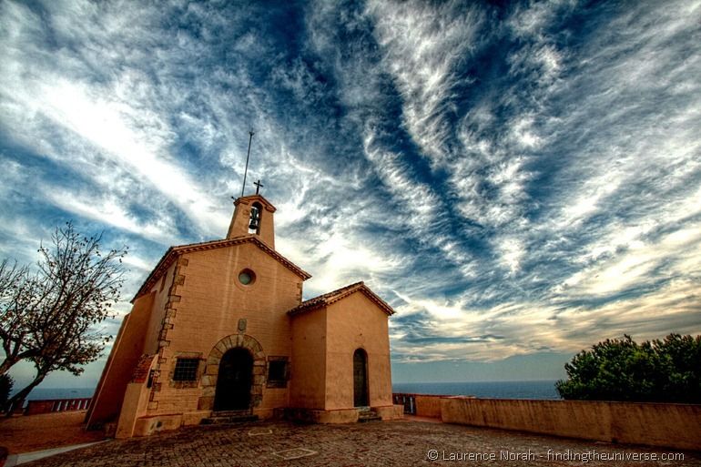 Church costa brava sky sunset 1