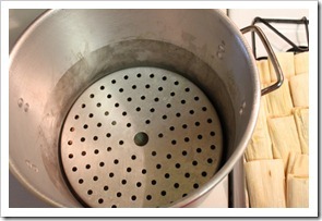 Vaporera para los tamales Vaporera para los tamales