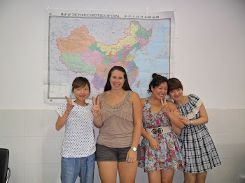Class with ECNU Student (Photo by Lauren O'Toole)