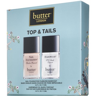 butter LONDON Top & Tails - includes my favorite basecoat for swatching plus a quick dry topcoat!