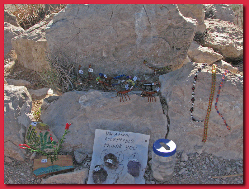 Mex trinkets along the trail