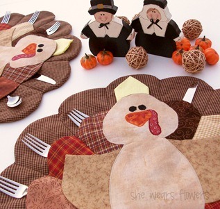 turkey placemat tutorial turkey placemat tutorial