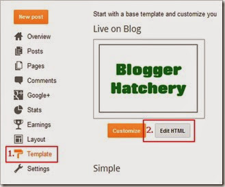 Blogger-Edit HTML
