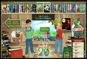 Magic Tree House Books Interactive Website for Kids