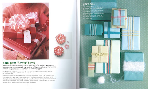 Yarn ties and pom-pom bows are great gift-toppers! Yarn ties and pom-pom bows are great gift-toppers!