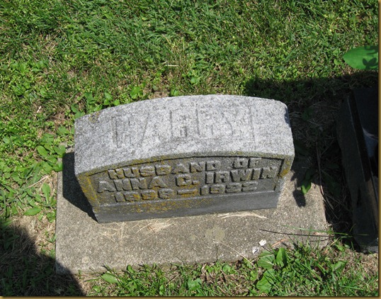 Harry Husband of Anna Clara (Hitch) Irwin Harry Husband of Anna Clara (Hitch) Irwin