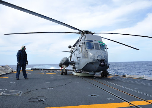 Ship HMCS Athabaskan is taking part in Operation Tattoo which is part