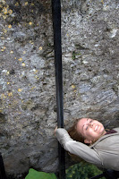 Dani after kissing the Blarney Stone