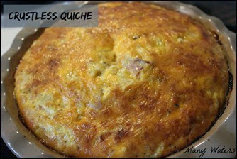 Many Waters Crustless Quiche