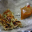 Vegetable murtabak with curry