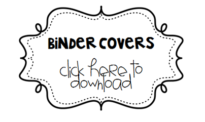 binder cover page template