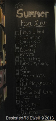 Summer Fun List