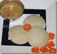 Kambu Idly (Pearl-Millet Rice Cake)