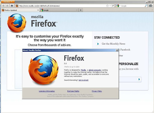 Mozilla Firefox 5.0.1 Бесплатно