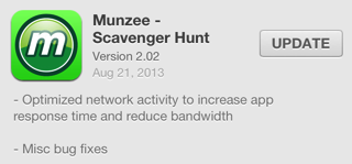 Munzee version 2.02 for iOS