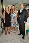 Daniela García Payares y la Arq. María Beatriz Blanco acompañadas por el Gerente Comercial de Hidromet, Flavio Torres. Foto: Jorge Amado Group. Prod: Mirabaires.
