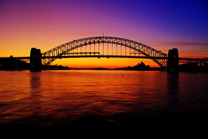 sydney-harbour-bridge-SUNSET