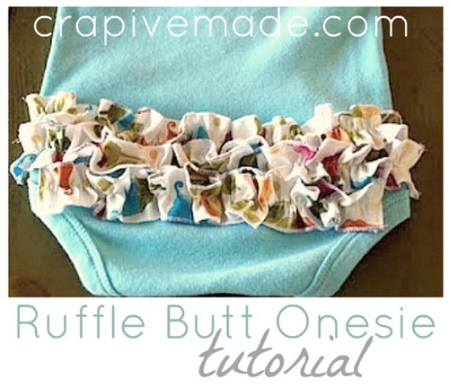 ruffle butt onesie tutorial ruffle butt onesie tutorial