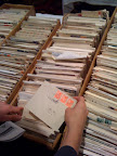 this is Corinne taking a look at one of the lovely envelopes. this is Corinne taking a look at one of the lovely envelopes.