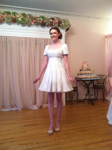…and you have this cute reception dress!